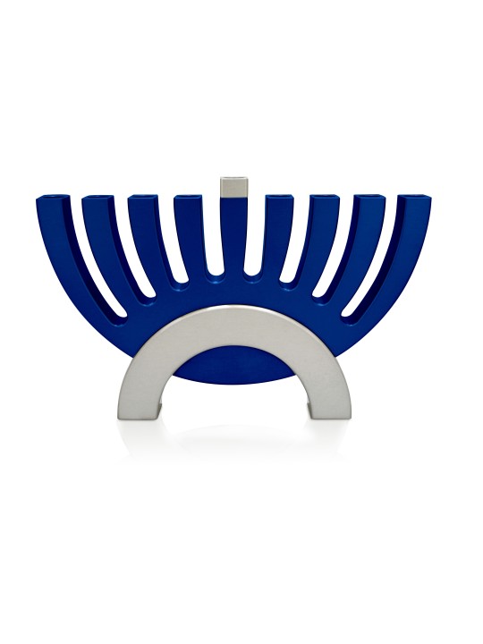חנוכייה מתהפכת צבעונית ופמוטי שבת, גי לחתונה יהודית